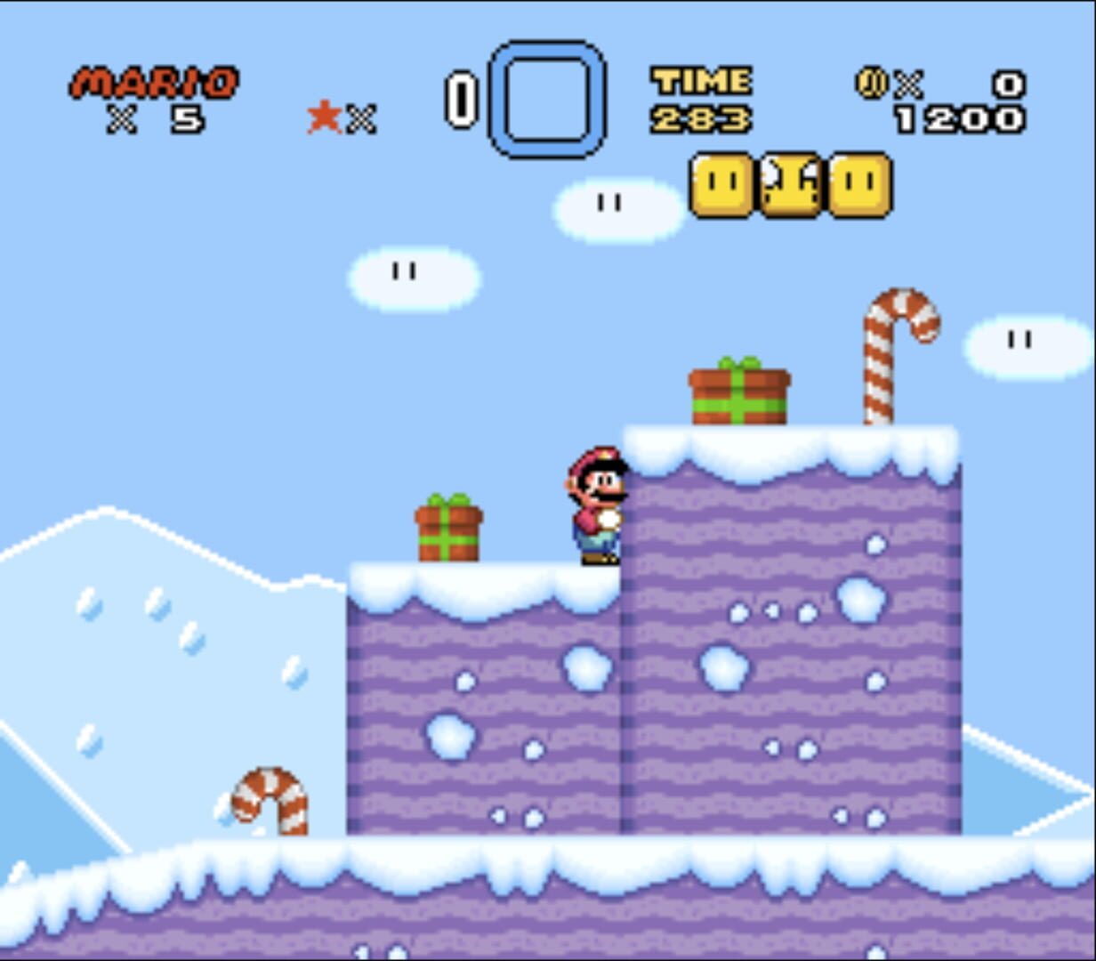 Captura de pantalla - Super Mario World: Christmas Edition