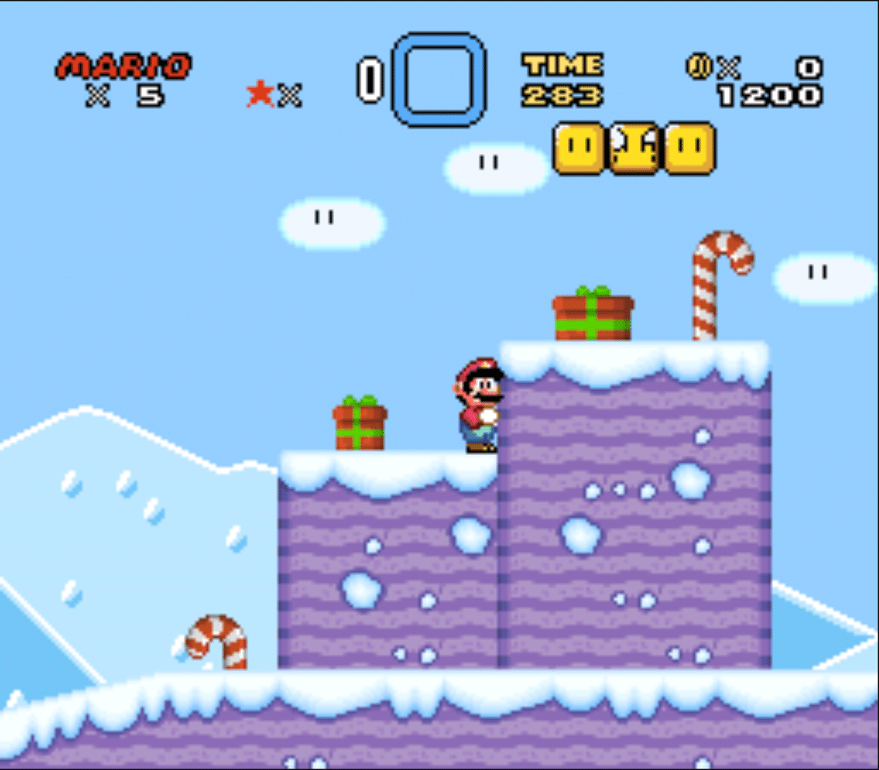 Super Mario World: Christmas Edition screenshot