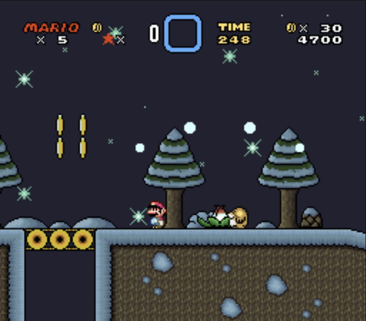 Captura de pantalla - Super Mario World: Christmas Edition