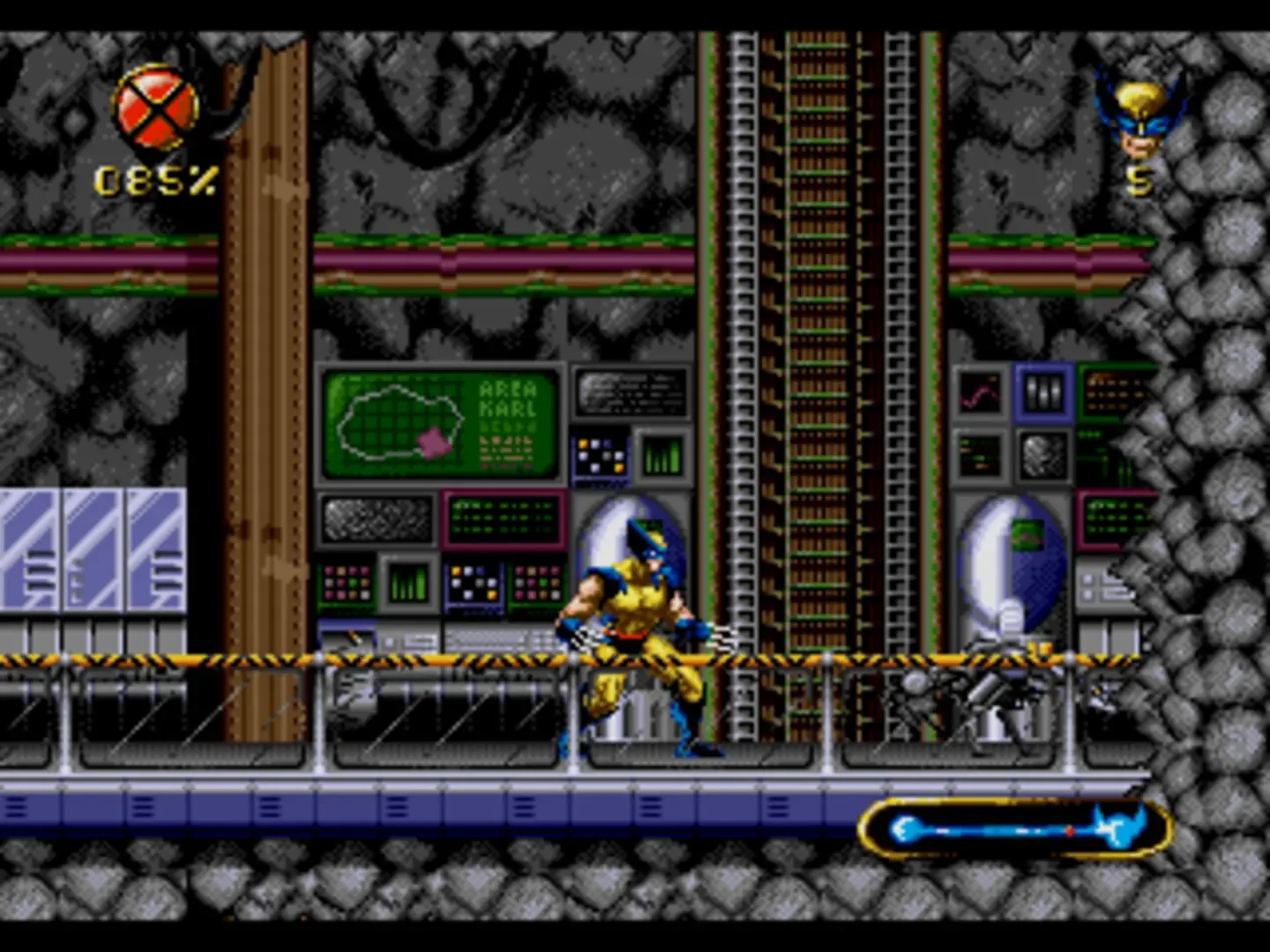 Captura de pantalla - Wolverine: Adamantium Rage