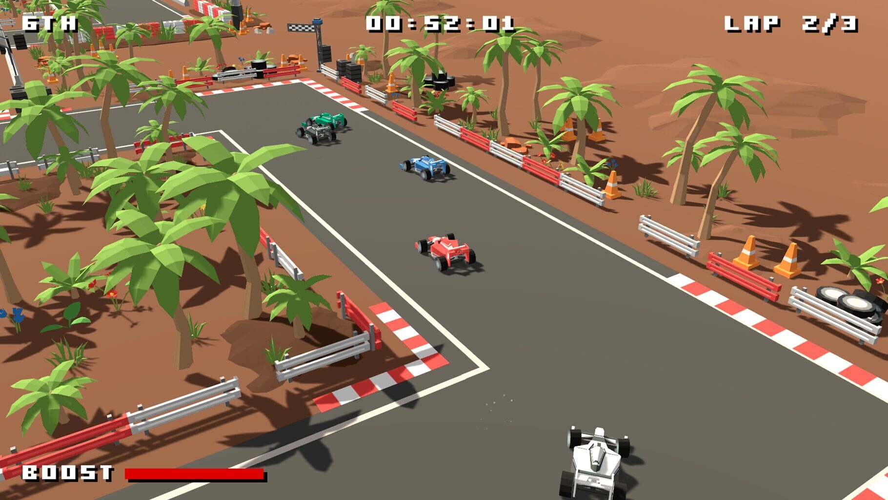 Captura de pantalla - Formula Bit Racing DX