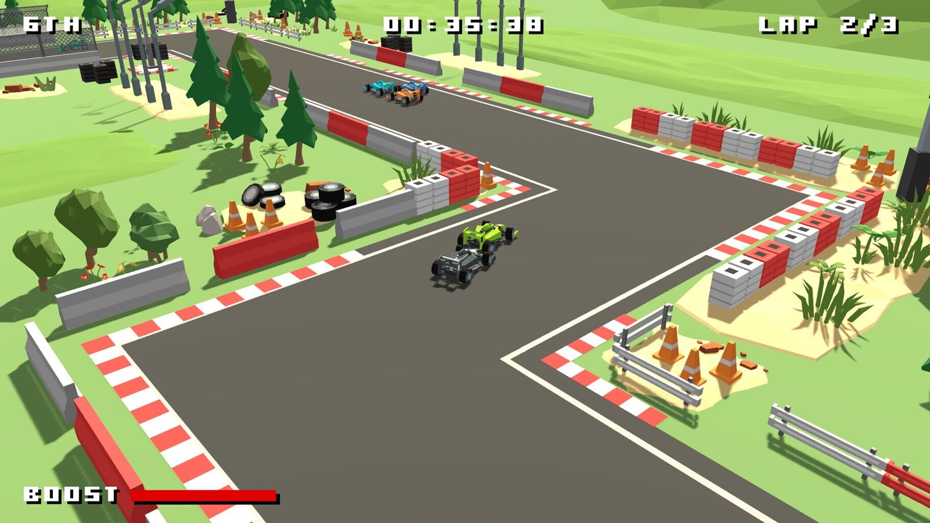 Captura de pantalla - Formula Bit Racing DX