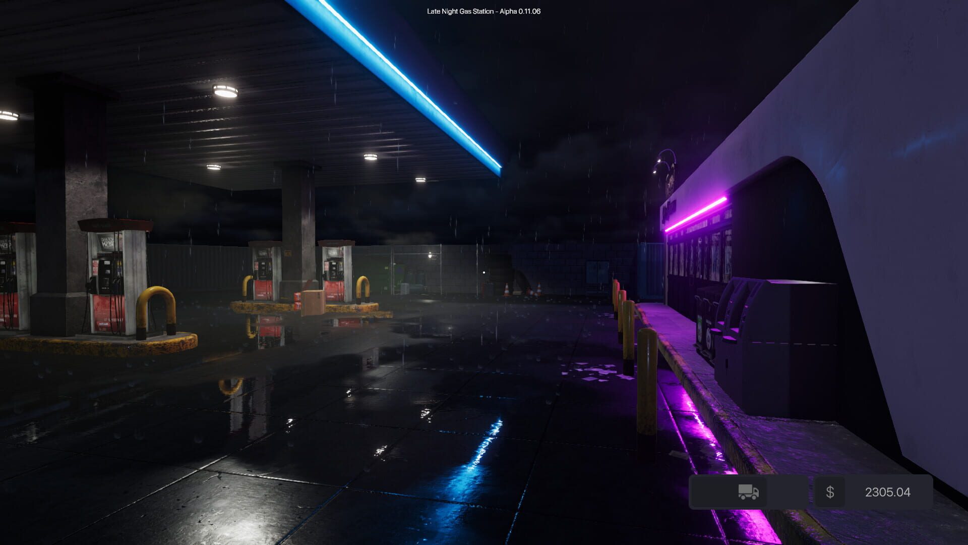 Late Night Gas Station - Screenshot