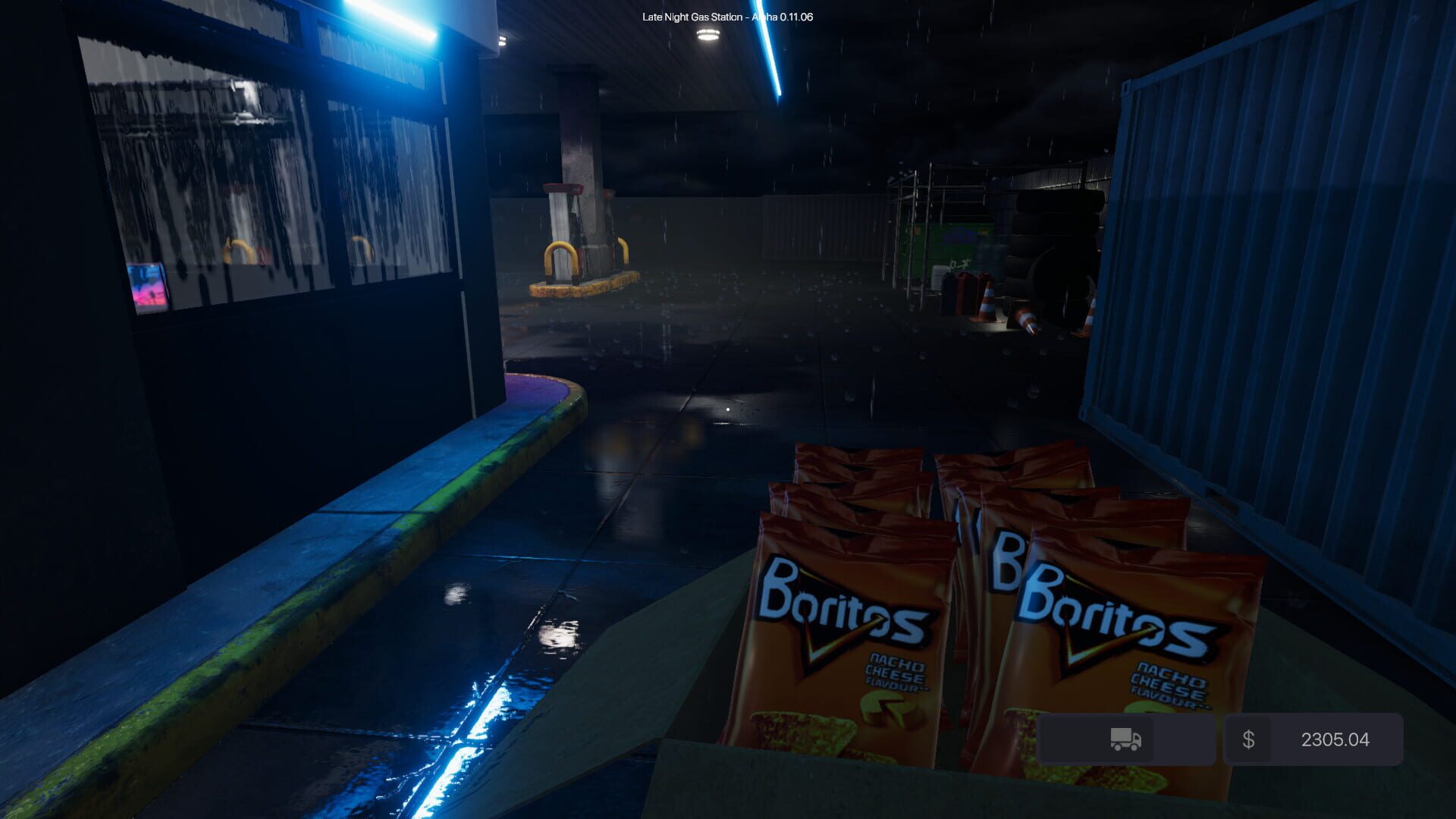 Late Night Gas Station - Screenshot