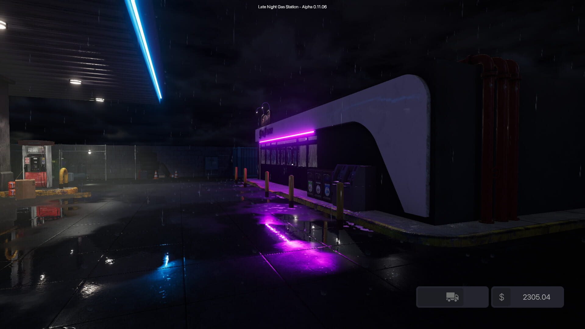 Late Night Gas Station - Screenshot