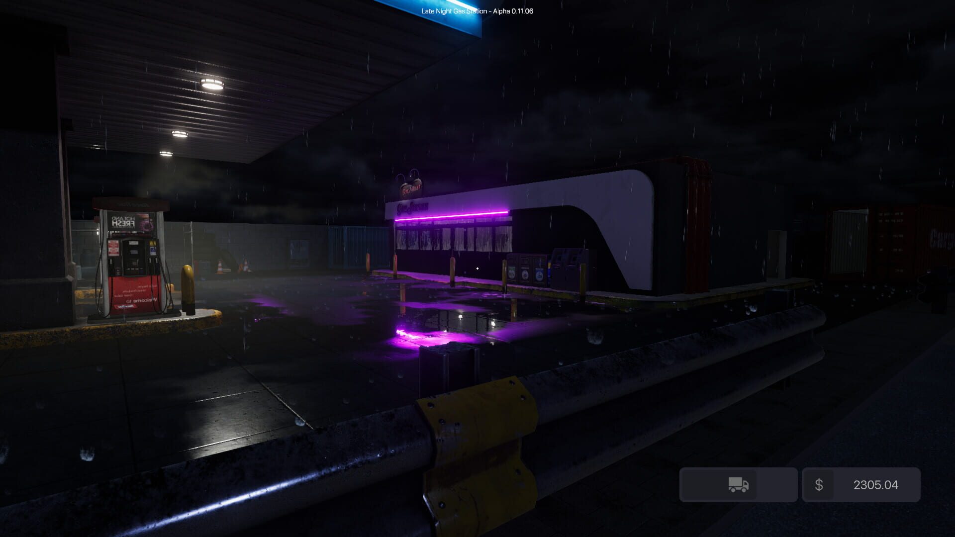 Late Night Gas Station - Screenshot