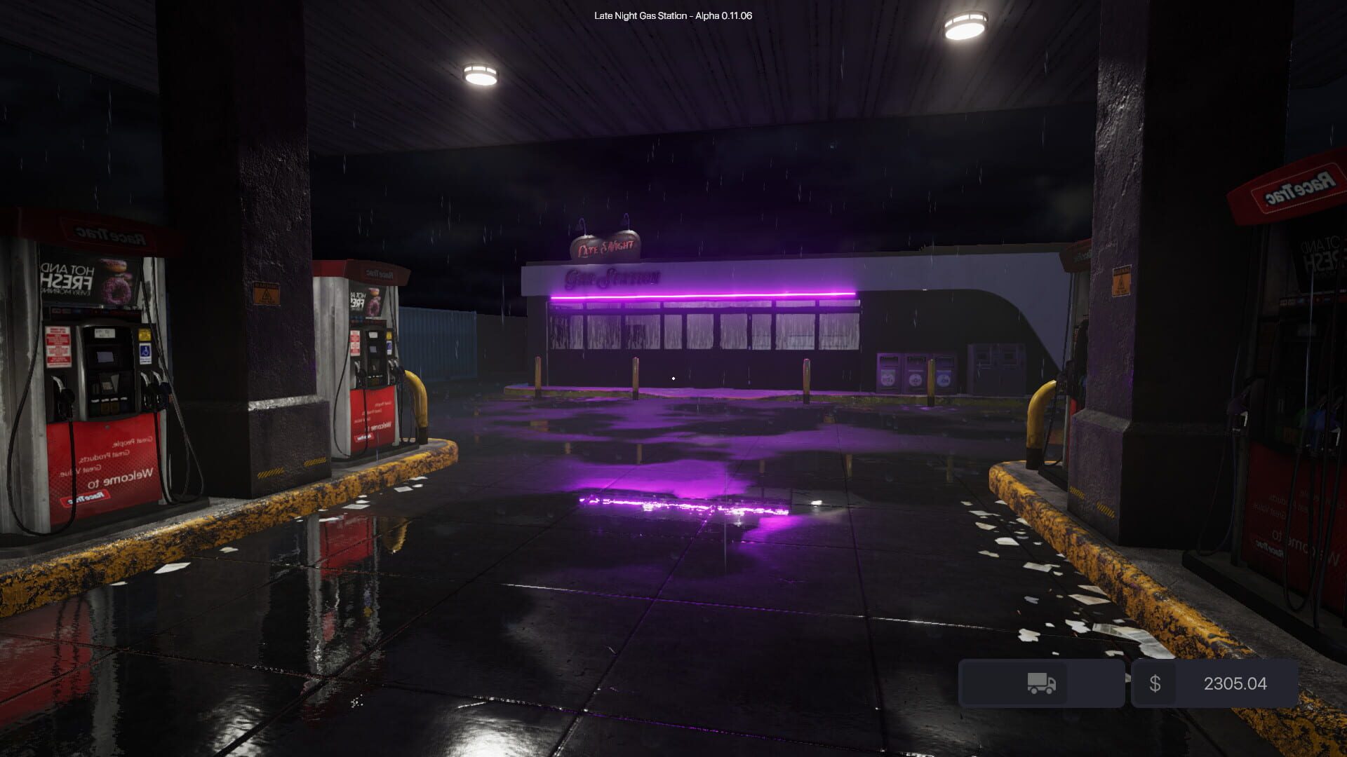 Late Night Gas Station - Screenshot