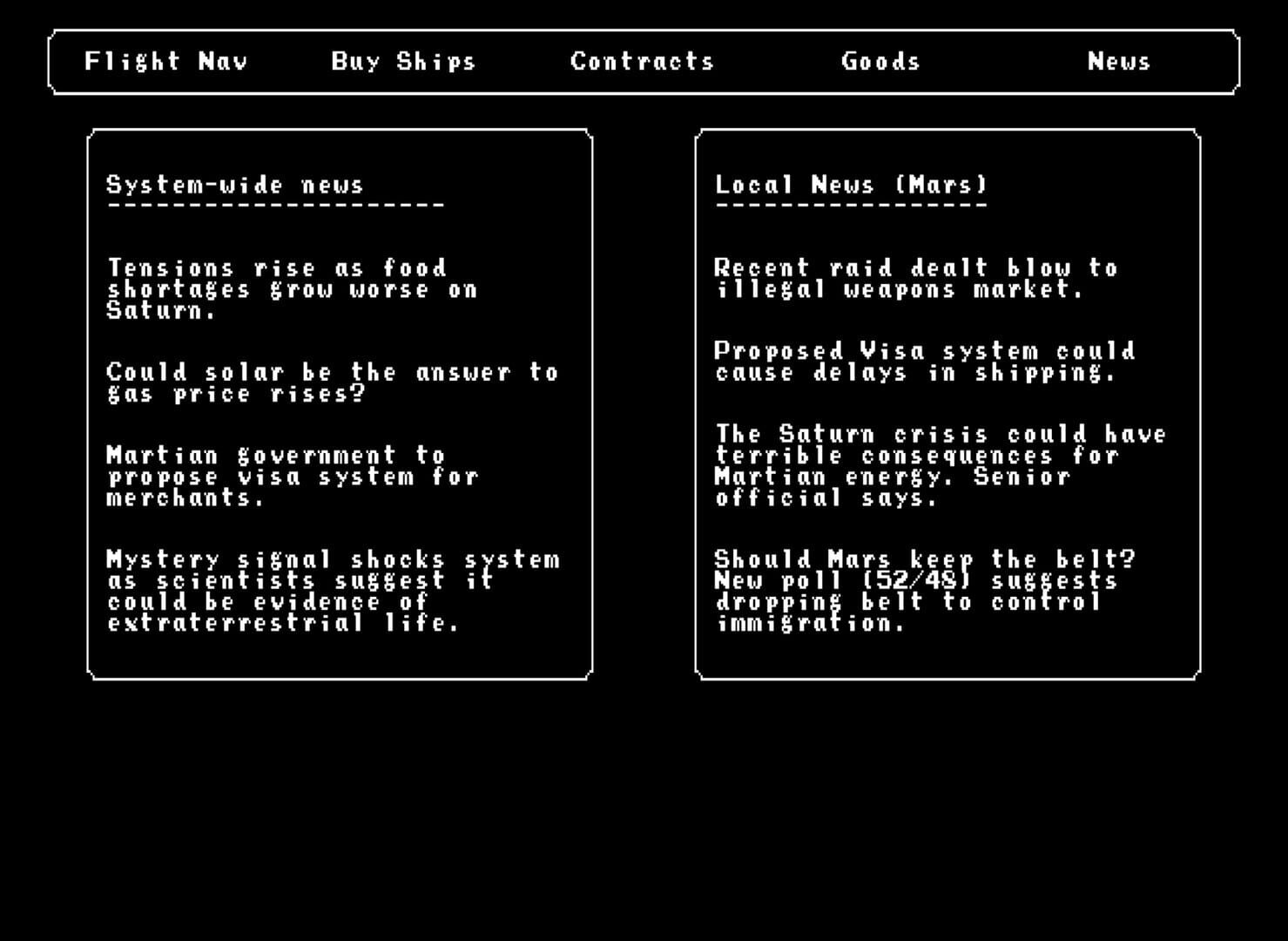 Merchants of Sol - Screenshot