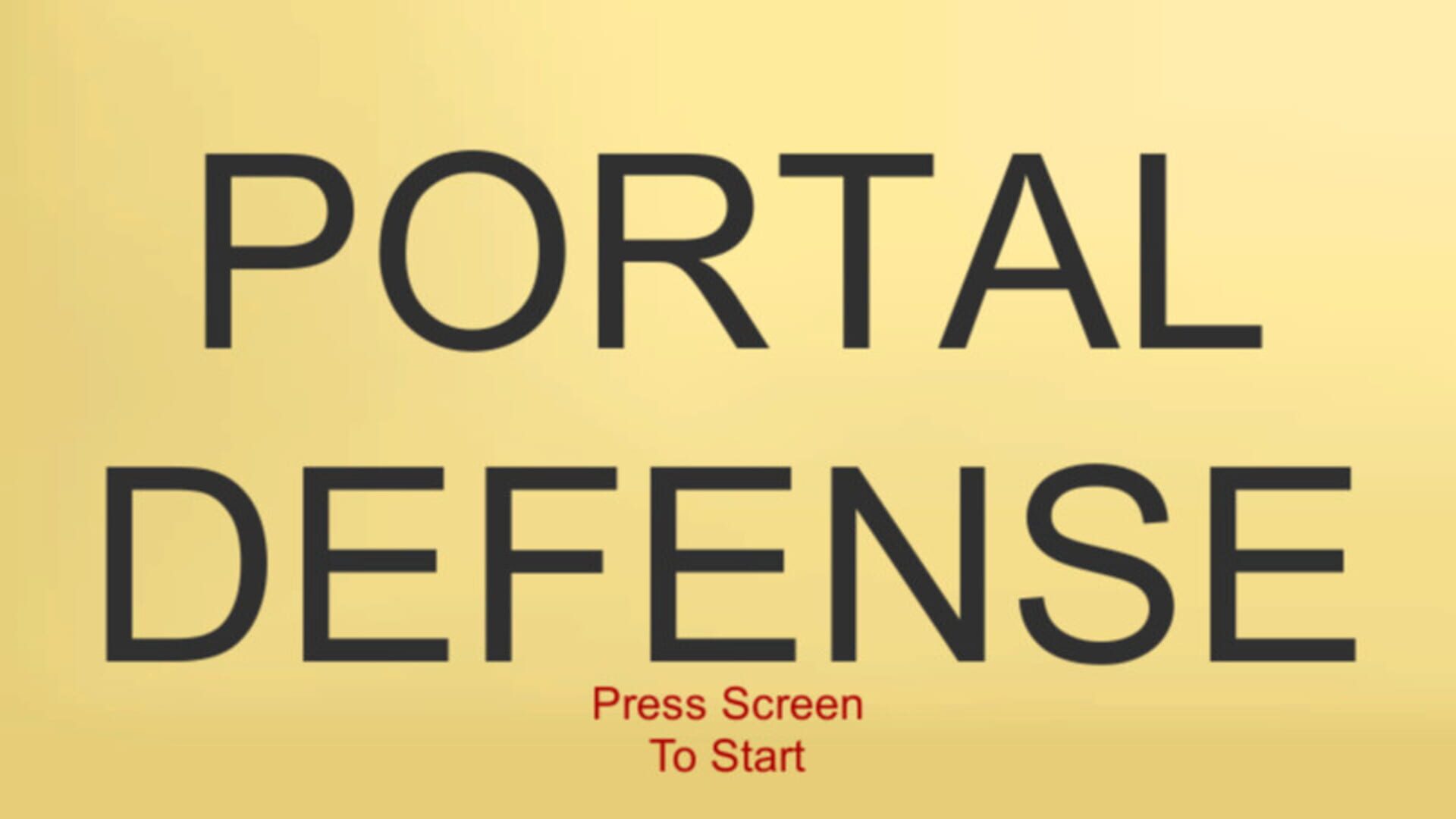 Portal Defense - Screenshot