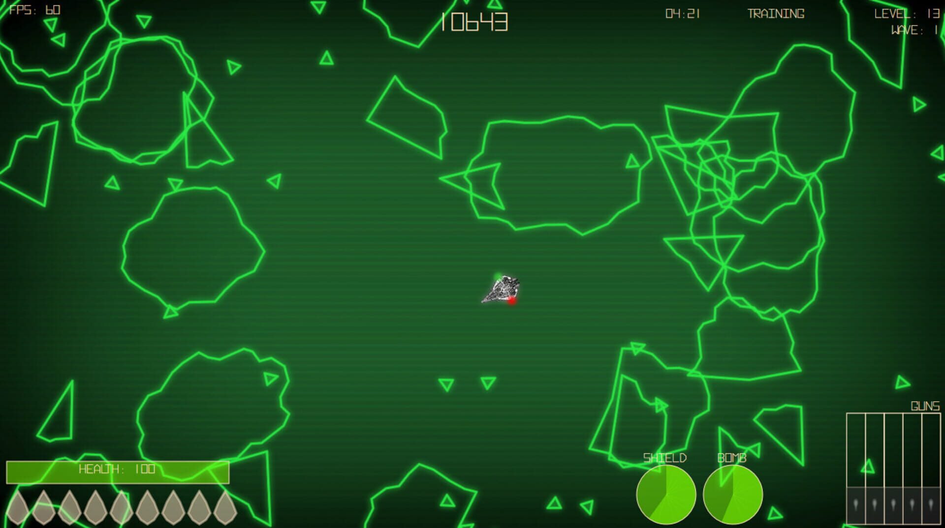 Asteroids - Screenshot