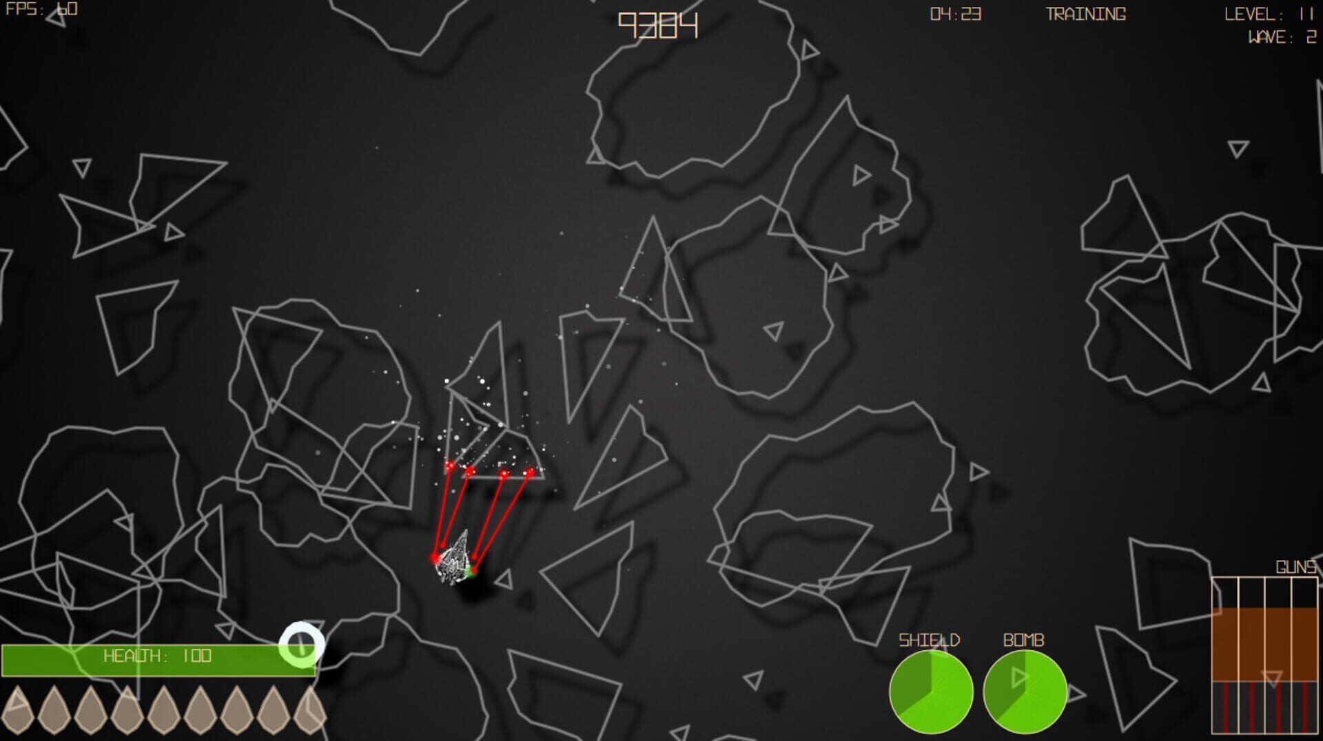 Asteroids - Screenshot