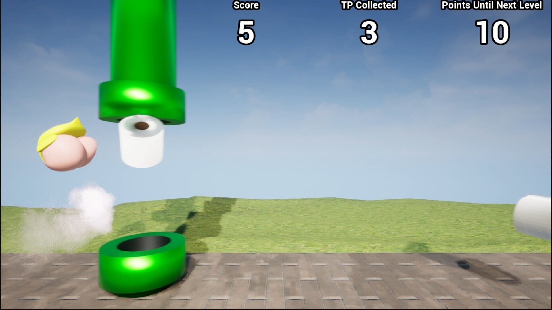 Flappy Butt - Screenshot