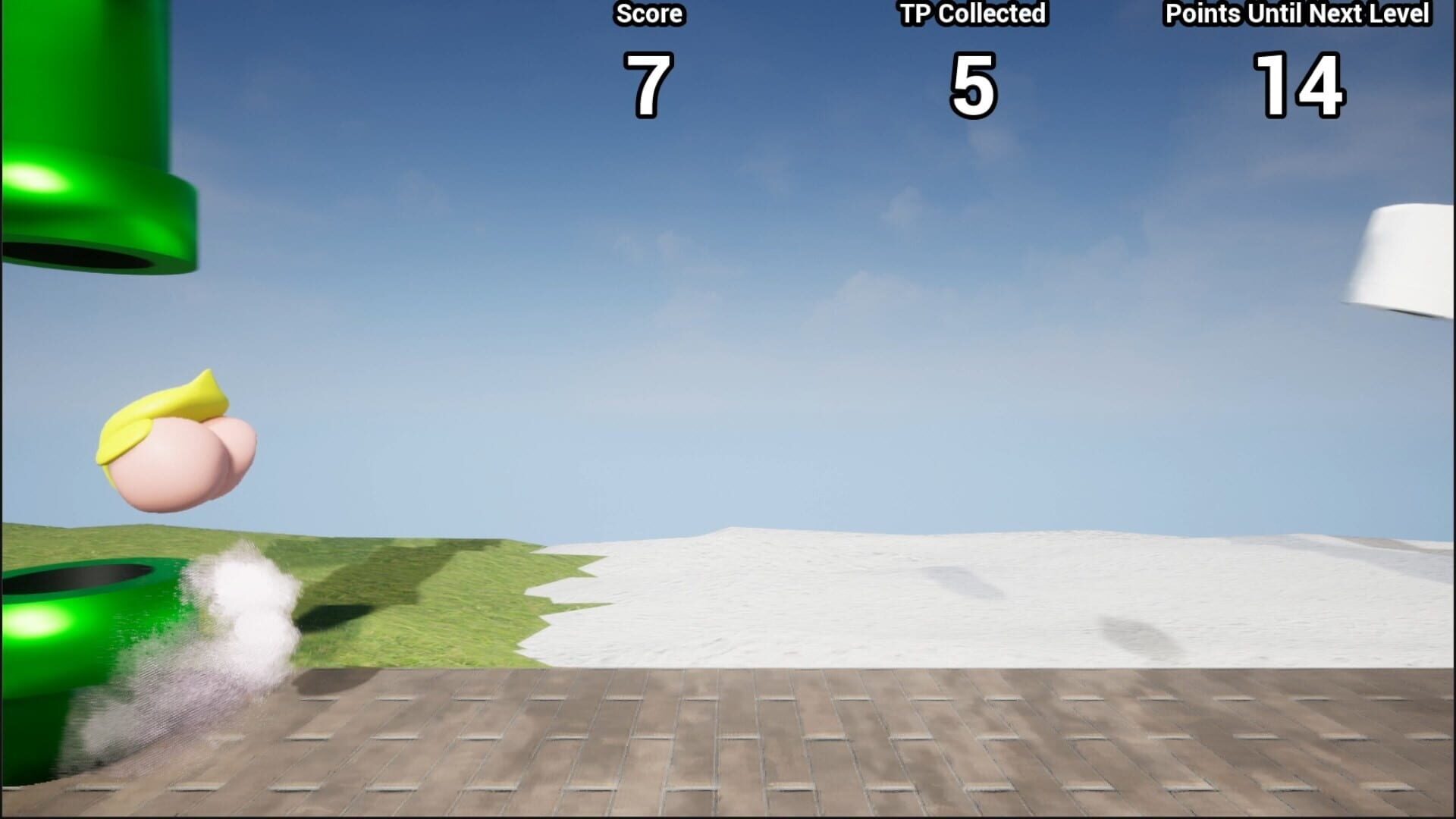 Flappy Butt - Screenshot