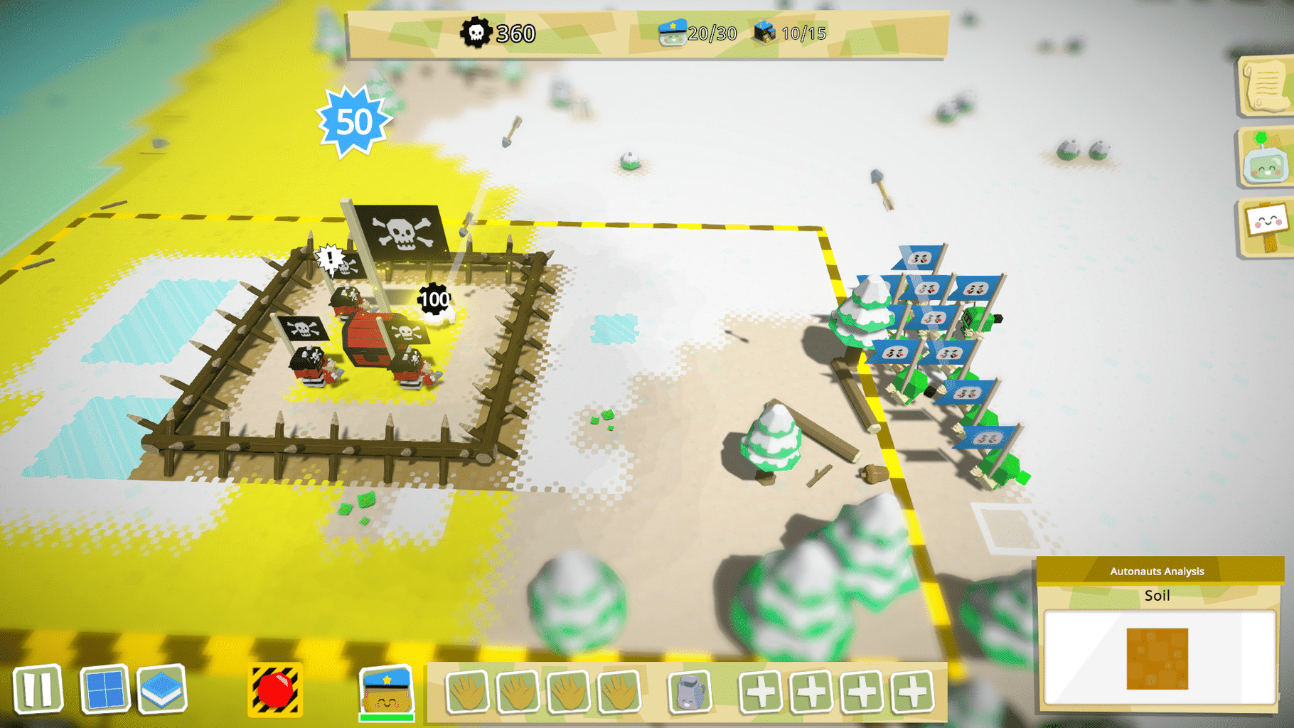 Autonauts vs Piratebots screenshot