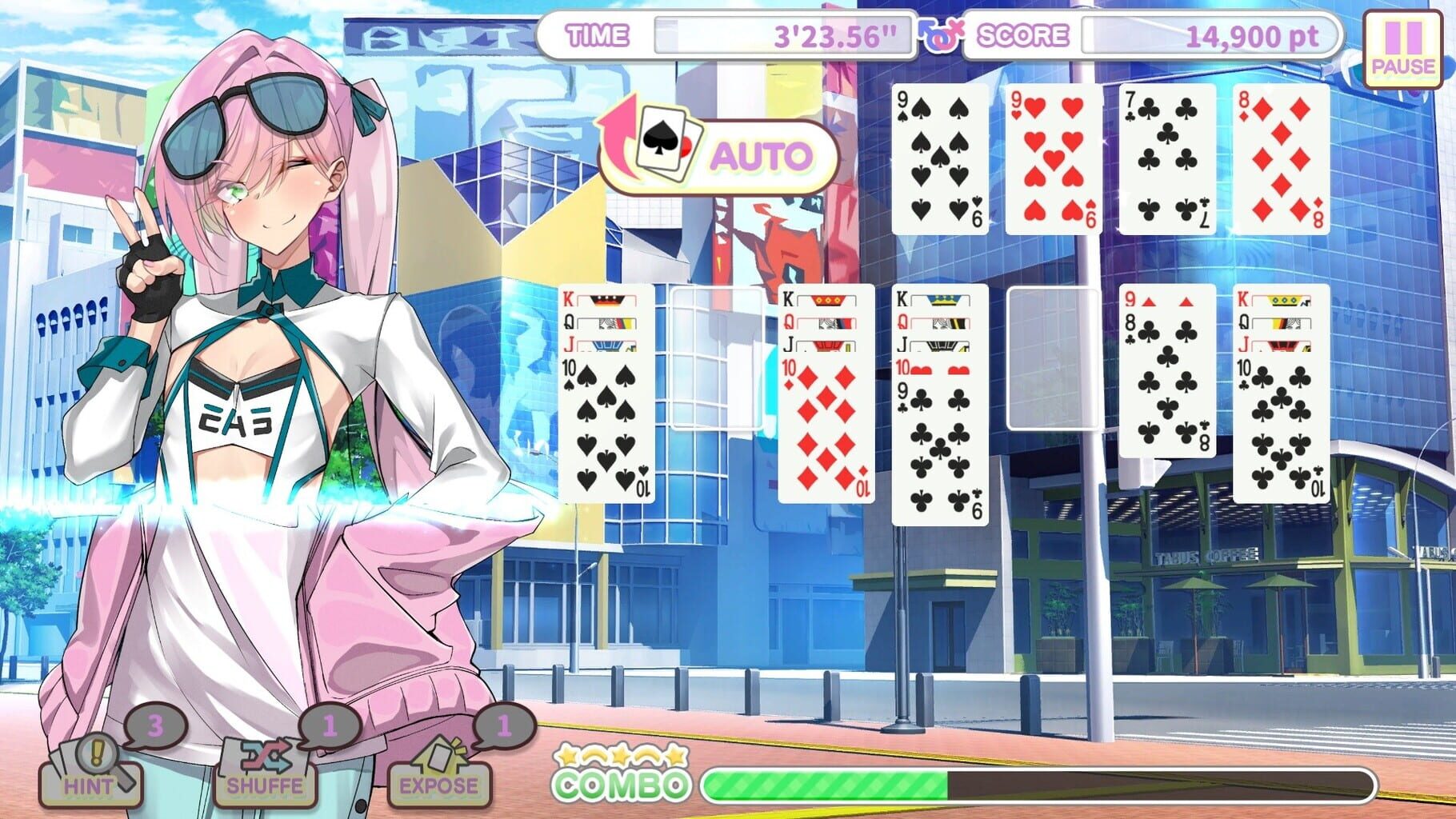 Captura de pantalla - Otoko Cross: Pretty Boys Klondike Solitaire