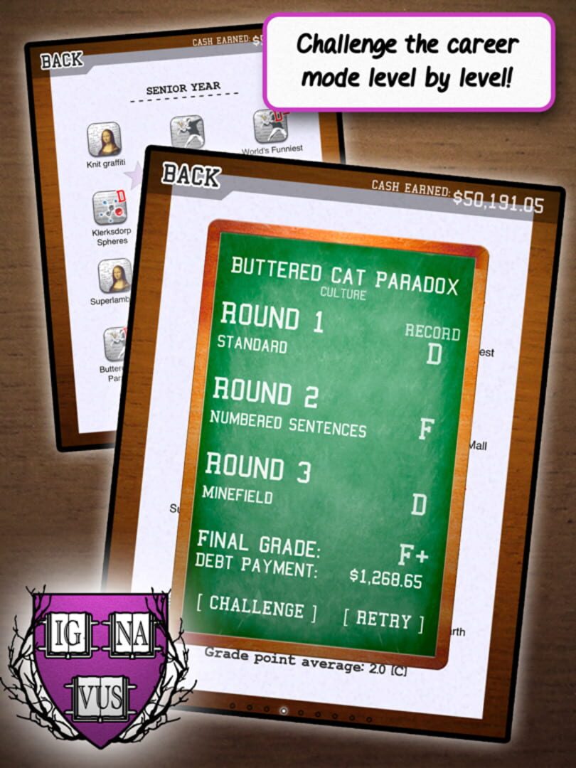 The Grading Game - Screenshot