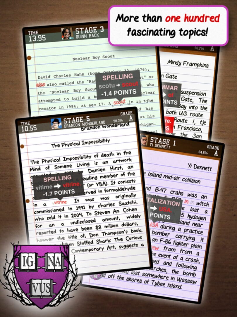 The Grading Game - Screenshot