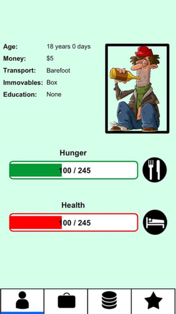 Homeless: Life Simulator - Screenshot