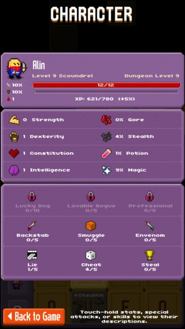 Crossword Dungeon - Screenshot