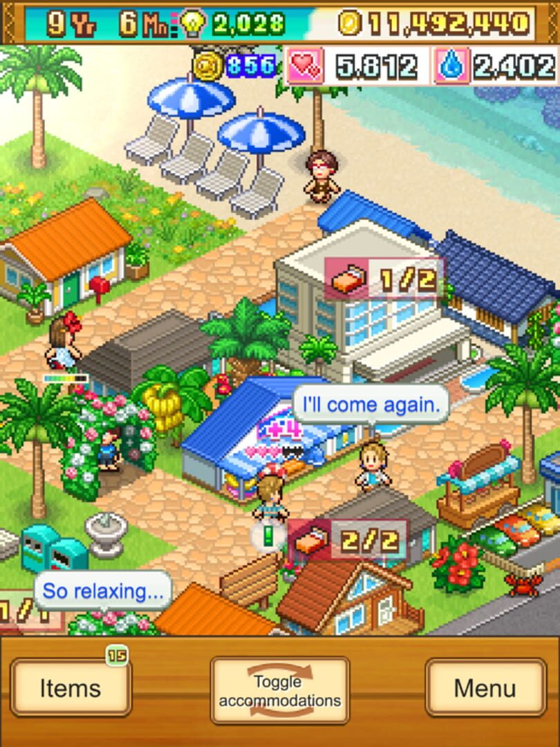 Tropical Resort Story screenshot