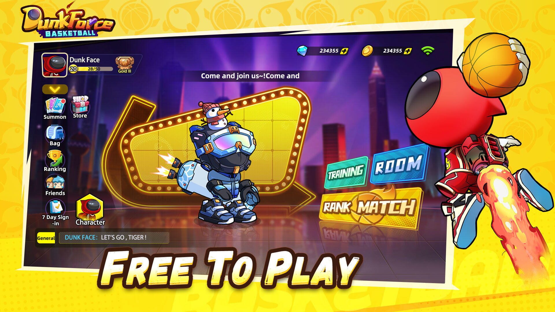 DunkForce - Screenshot