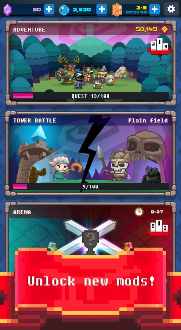 Summoner's Battle 2048 - Screenshot