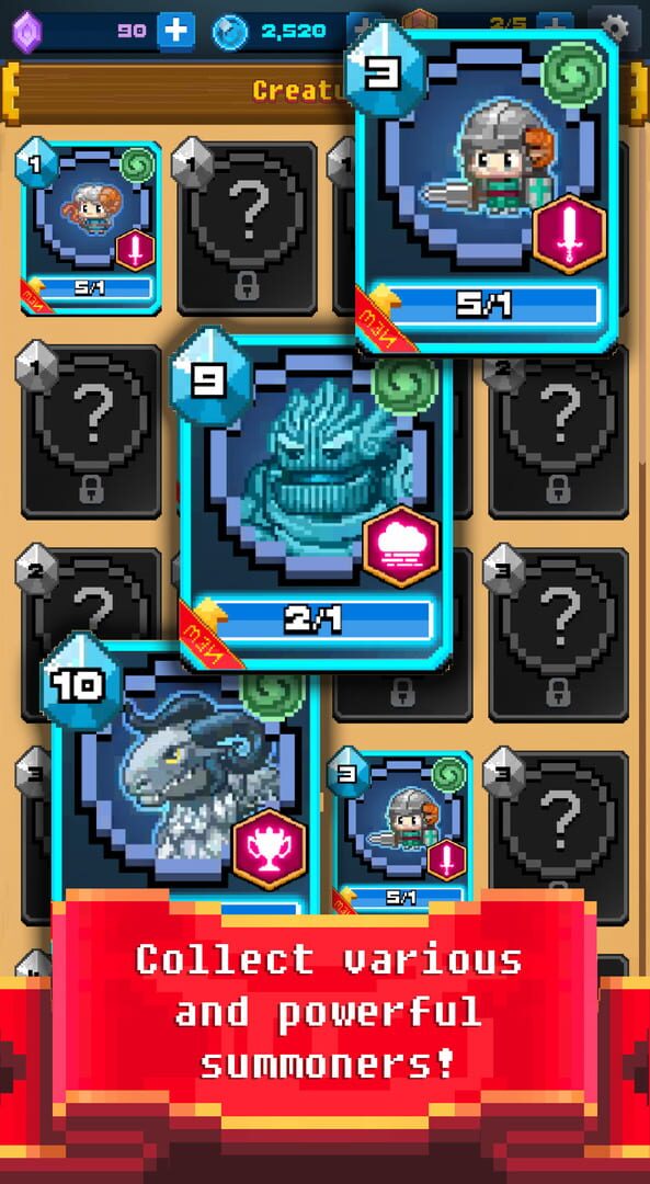 Summoner's Battle 2048 - Screenshot