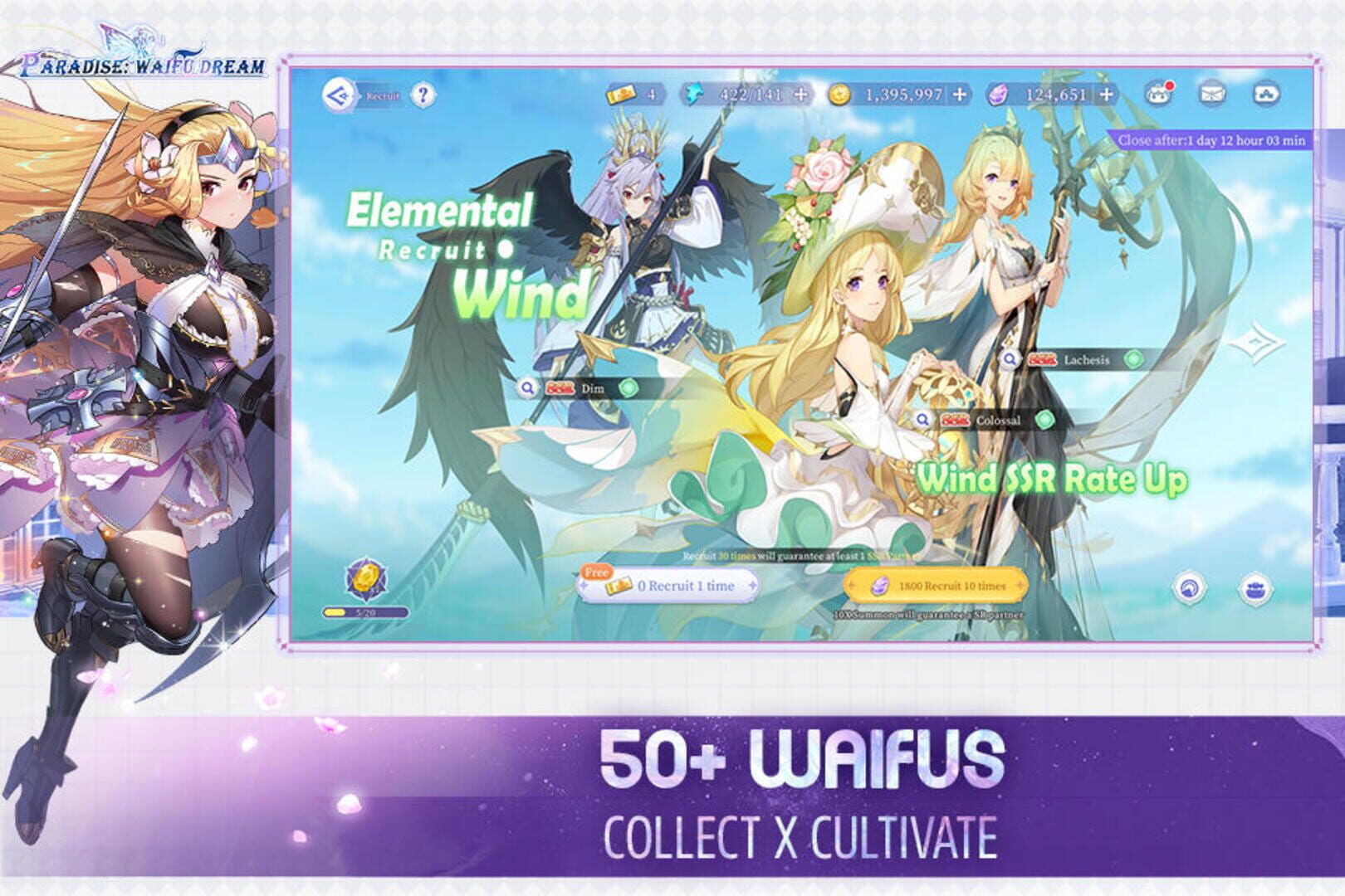 Paradise: Waifu Dream - Screenshot