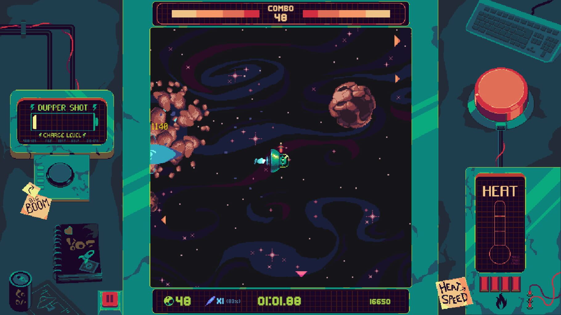 Retro Pocket Rocket screenshot