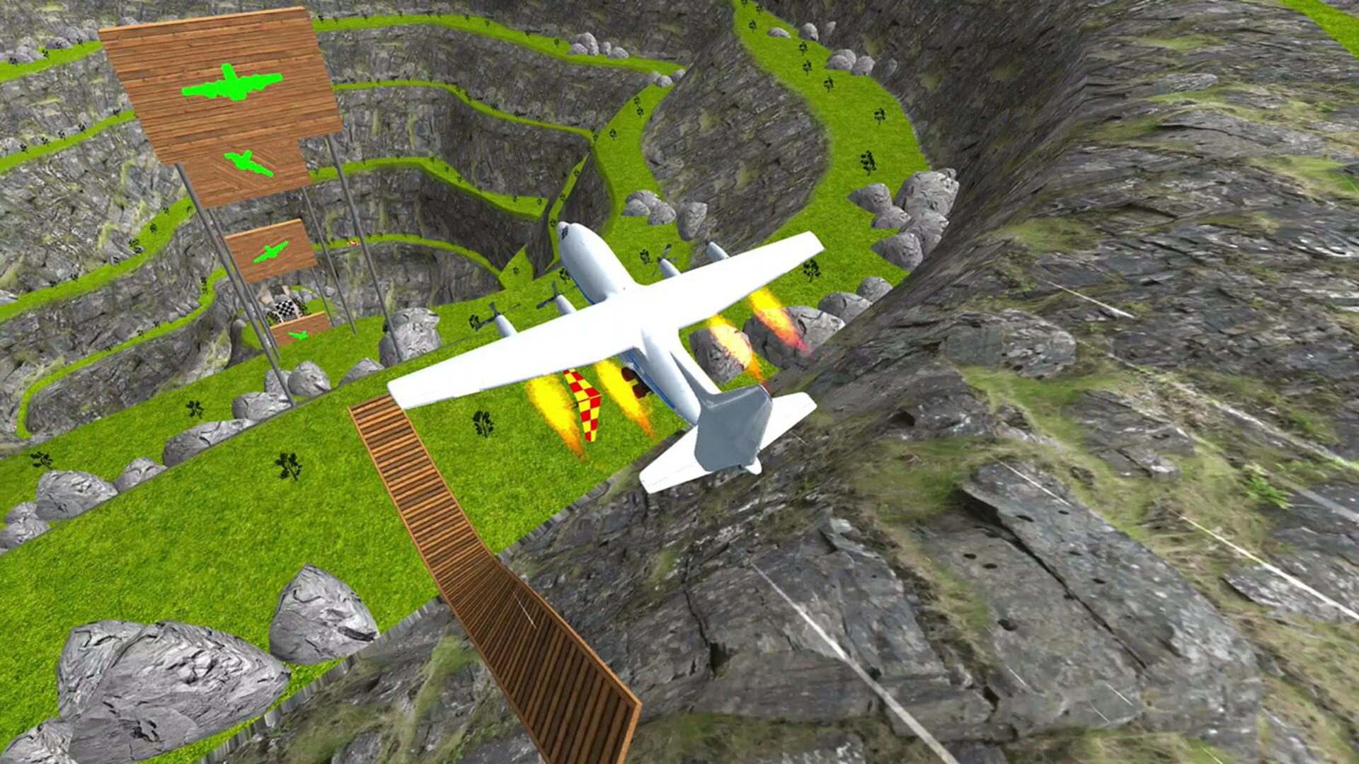 Crazy Plane Landing - Screenshot