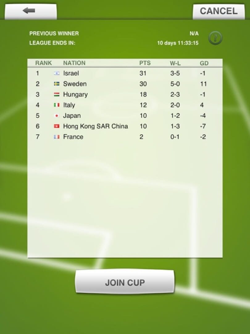Soctics League - Screenshot