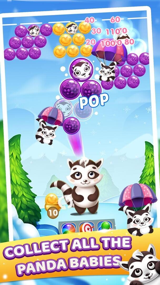 Raccoon Bubbles - Screenshot