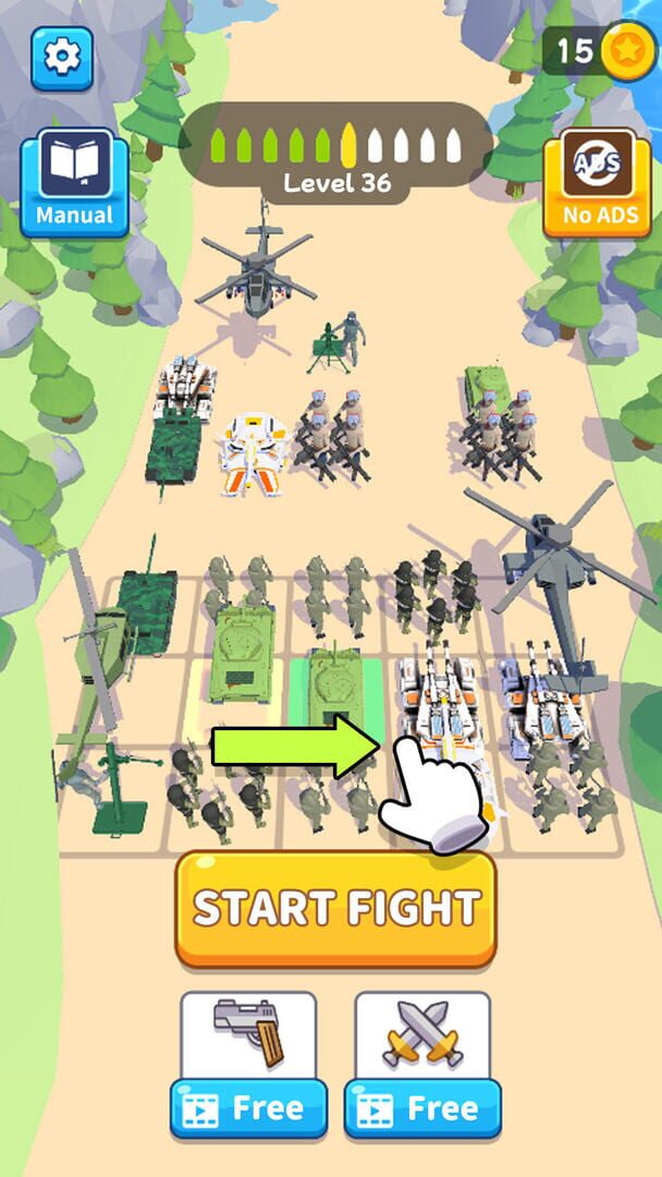 Merge Military - Screenshot