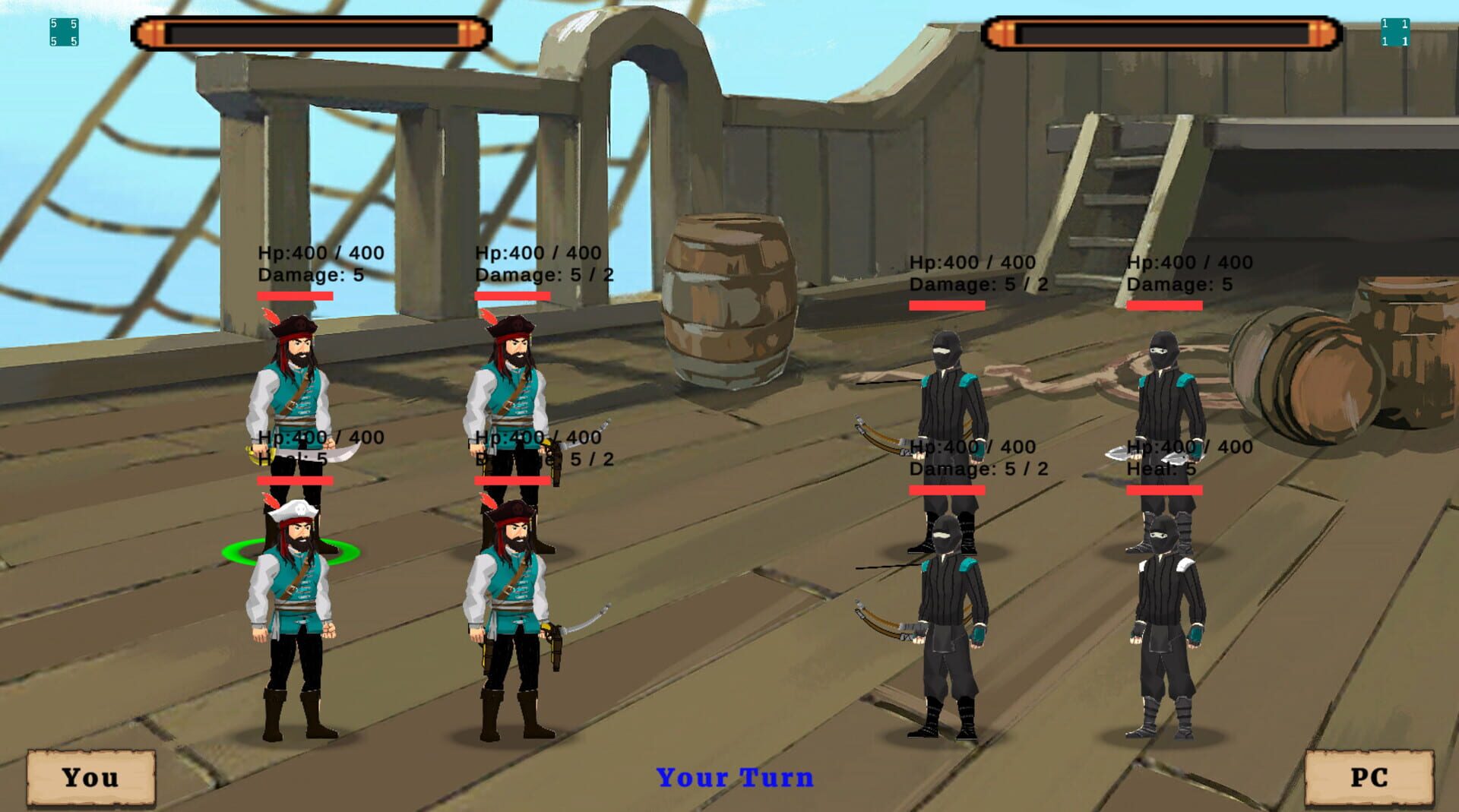 Fantasy Fighters: Historic Fighters - Screenshot