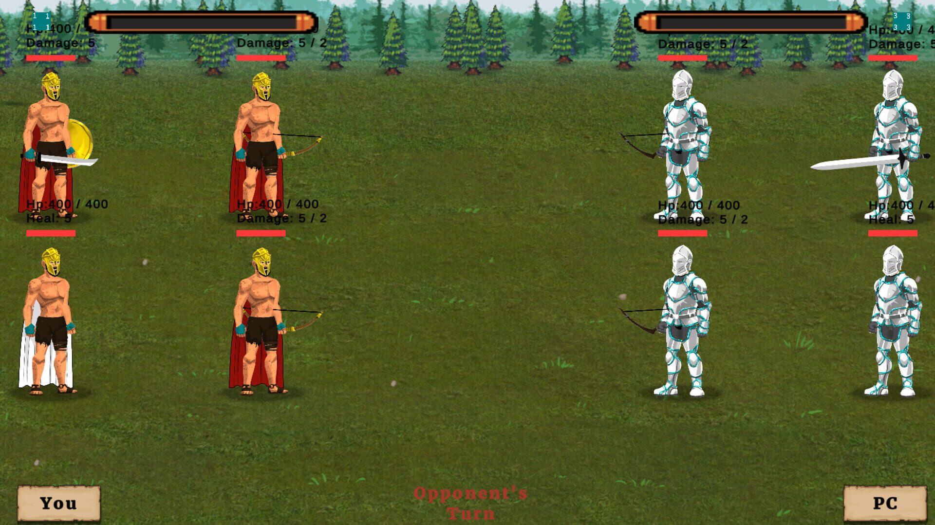 Fantasy Fighters: Historic Fighters - Screenshot