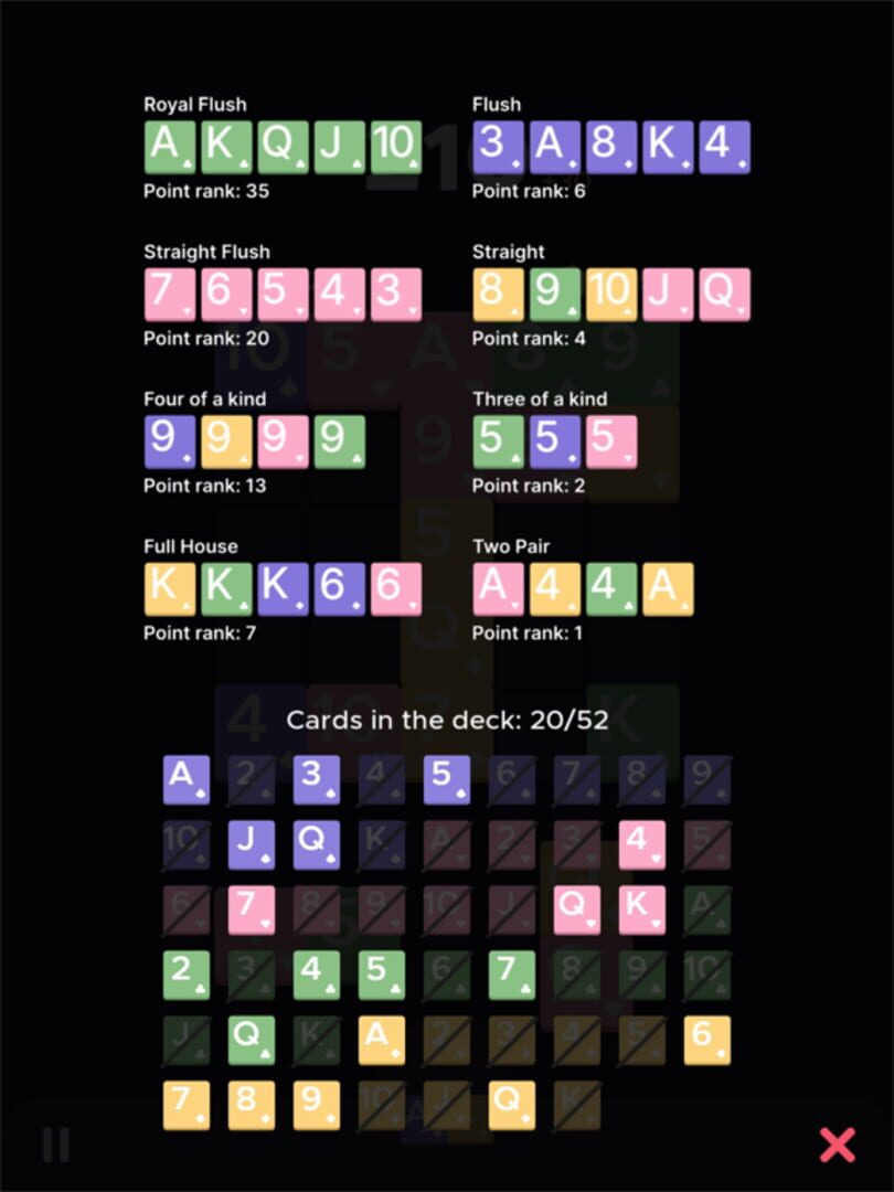 Poker Pop! - Screenshot