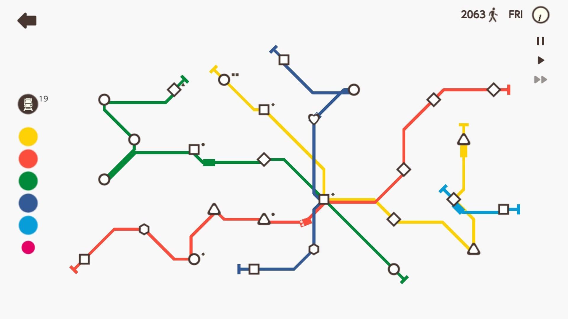 Mini Subway: Logic on the Metro Line - Screenshot