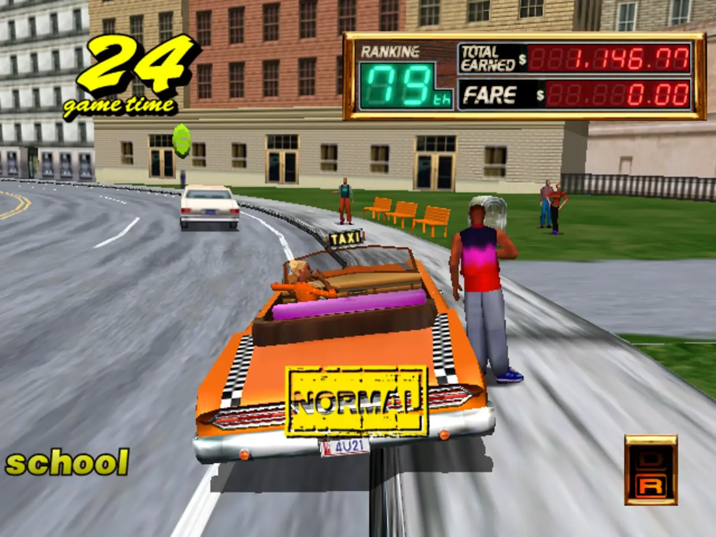 Captura de pantalla - Crazy Taxi 2