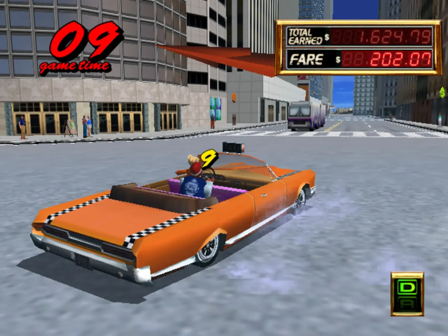 Captura de pantalla - Crazy Taxi 2