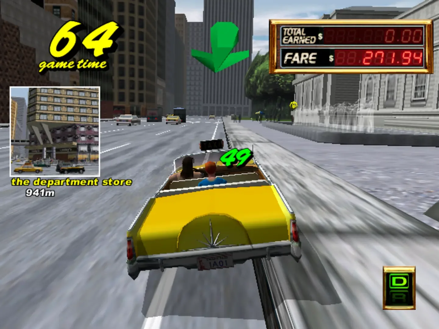 Captura de pantalla - Crazy Taxi 2