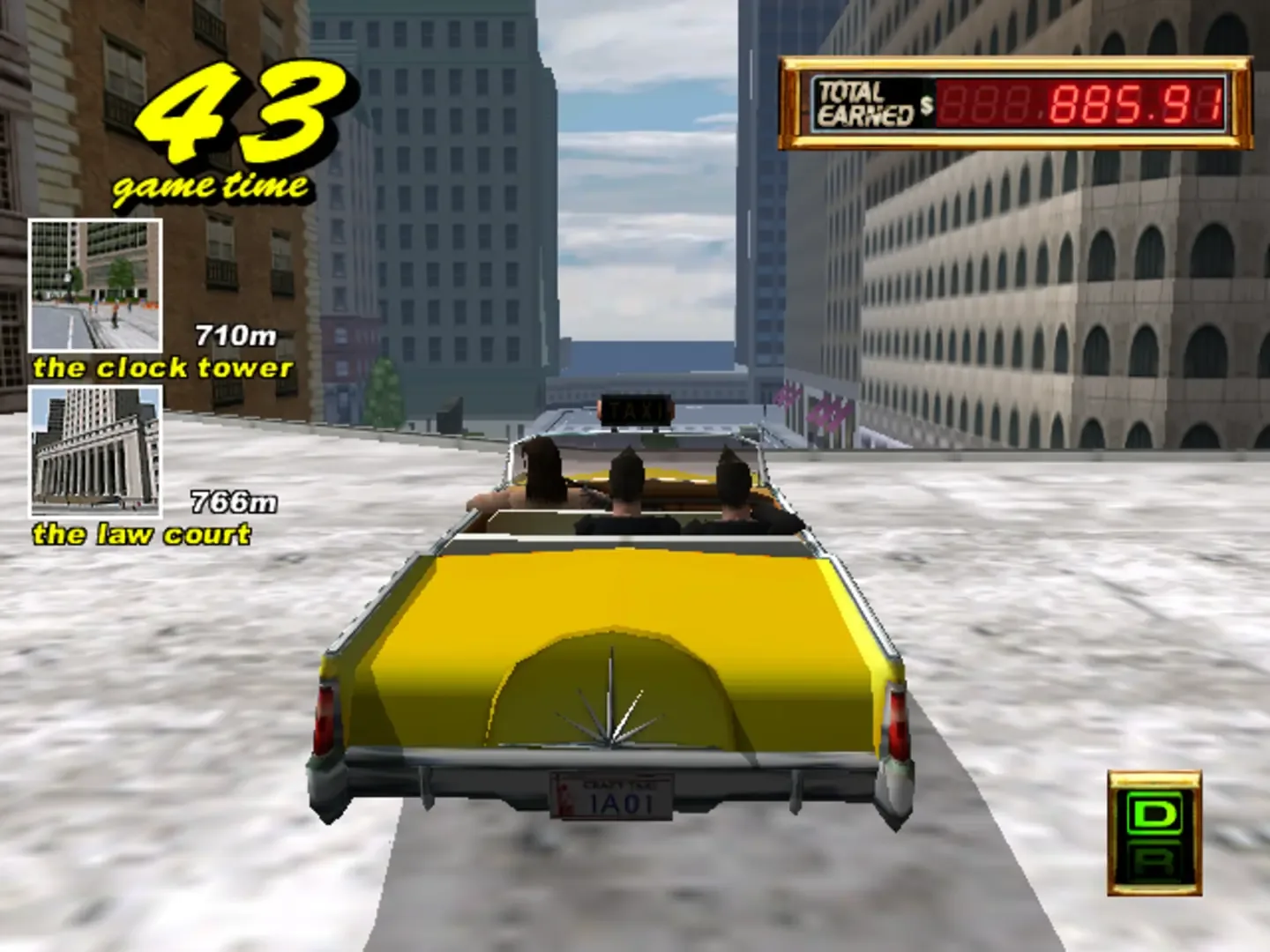 Captura de pantalla - Crazy Taxi 2