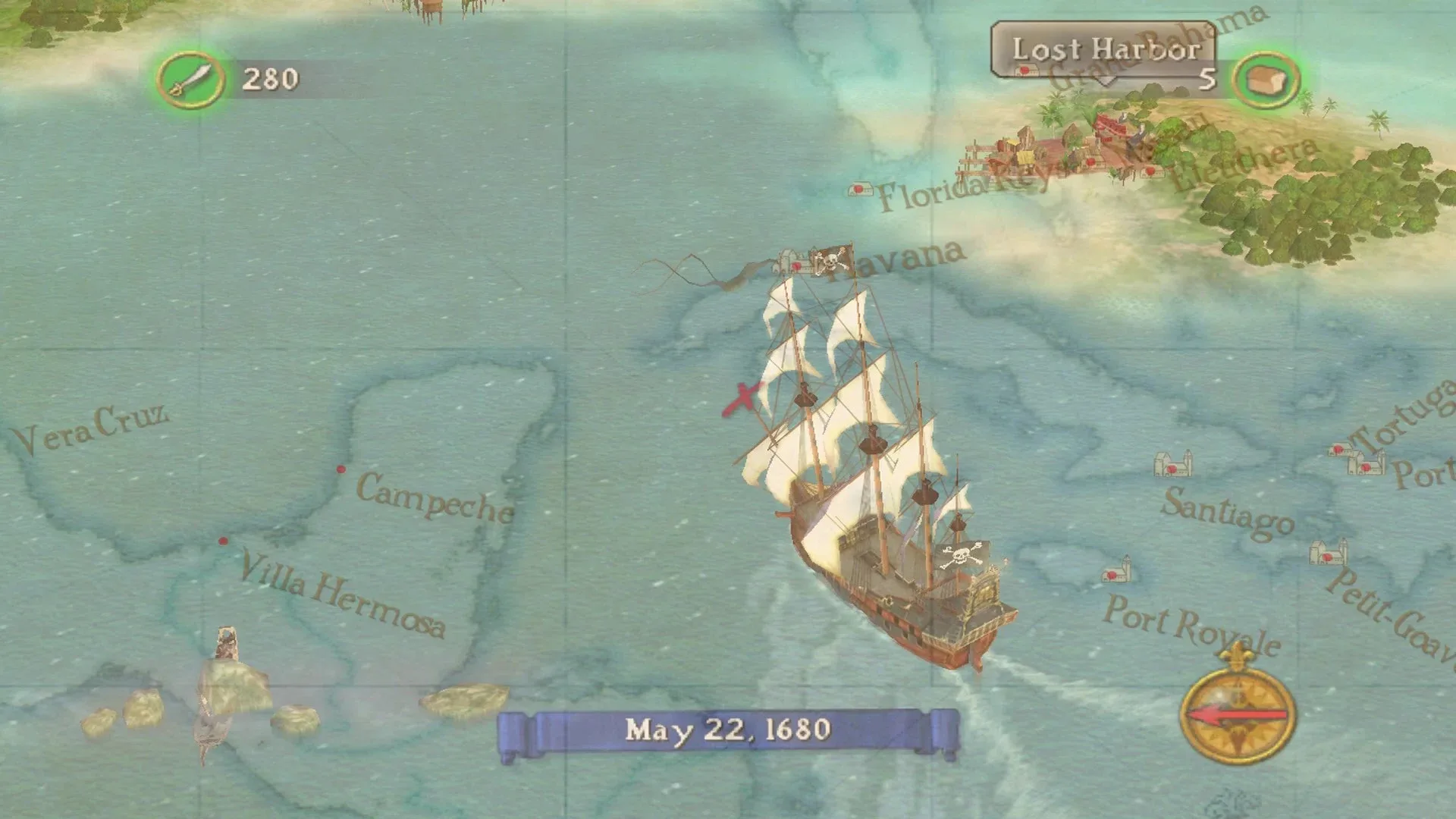 Captura de pantalla - Sid Meier's Pirates!