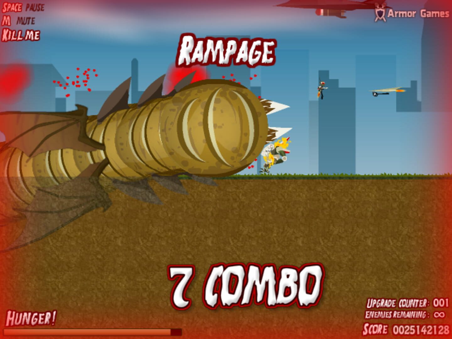 Effing Worms - Screenshot