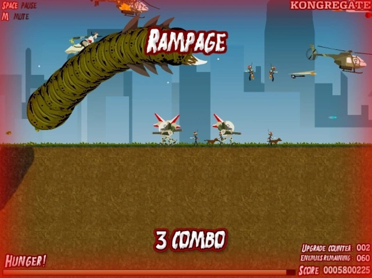 Effing Worms - Screenshot