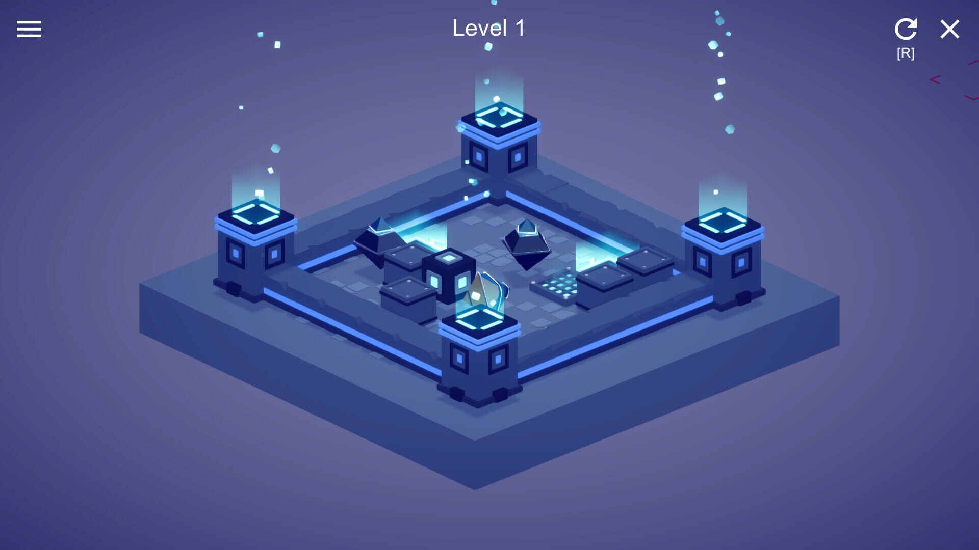 Cyber Sokoban - Screenshot