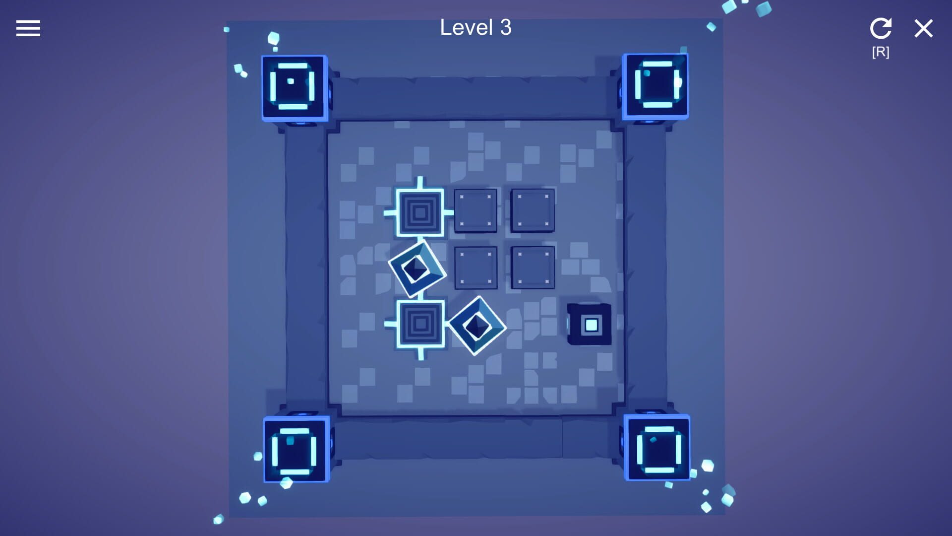 Cyber Sokoban - Screenshot