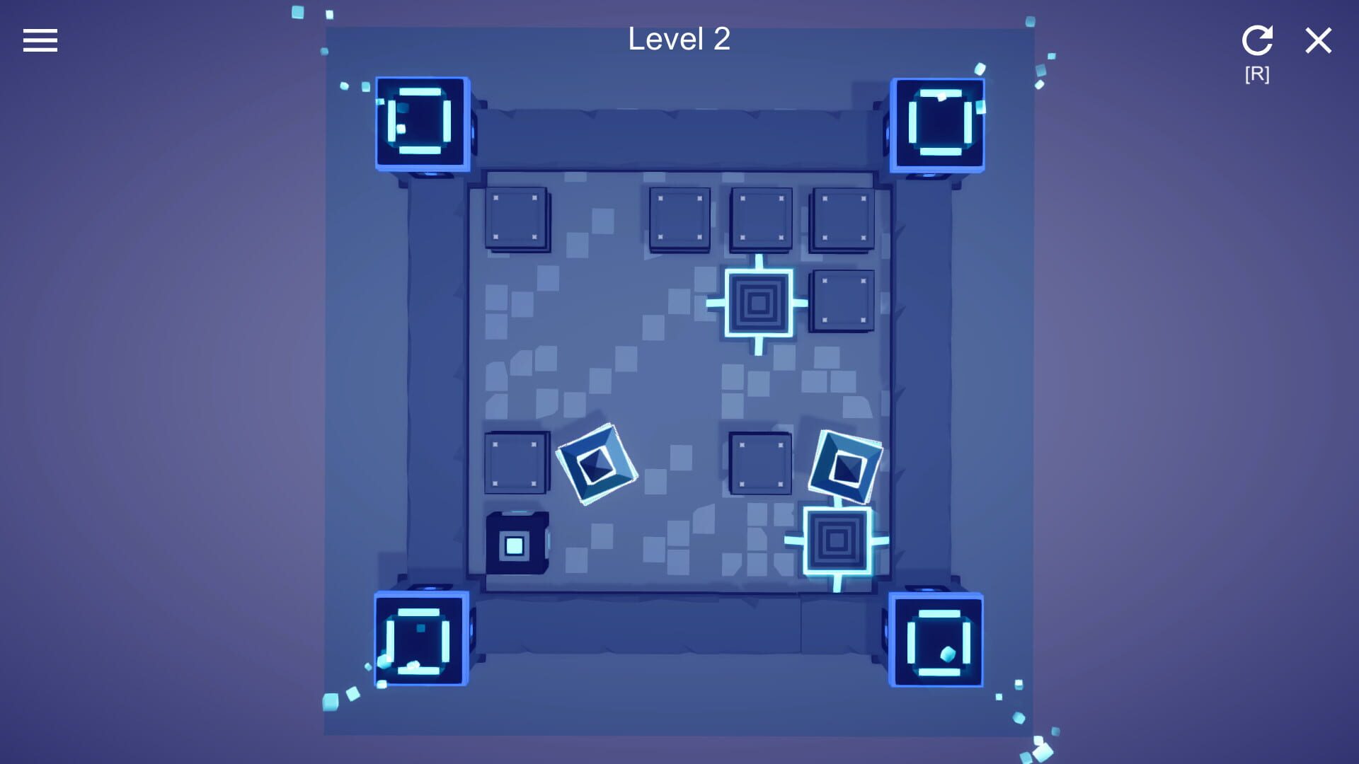 Cyber Sokoban - Screenshot