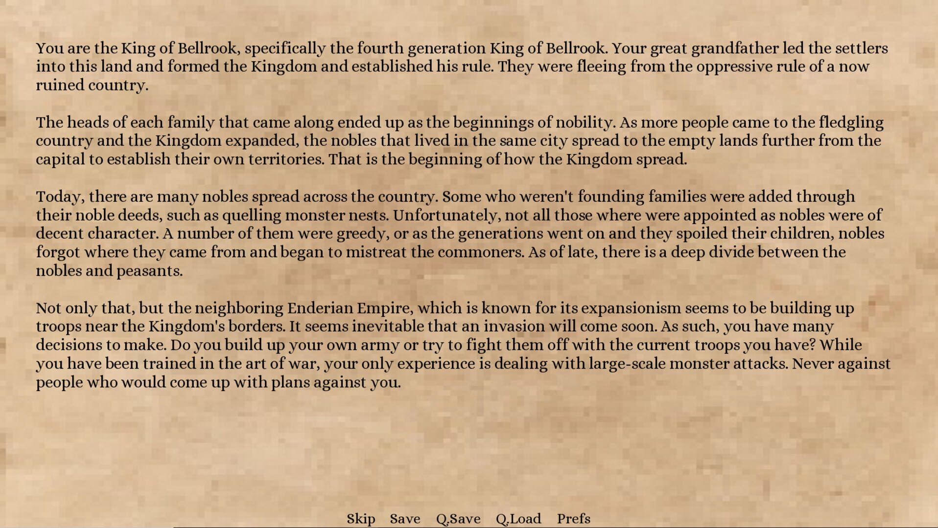 War of Bellrook - Screenshot