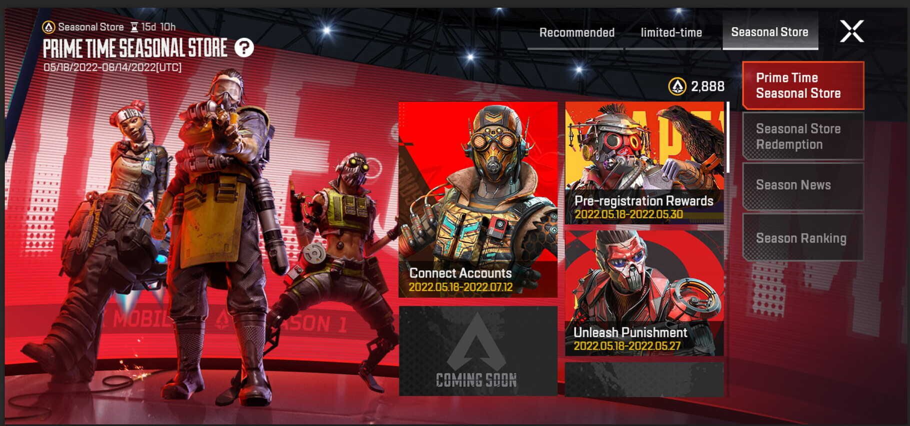 Captura de pantalla - Apex Legends Mobile: Prime Time