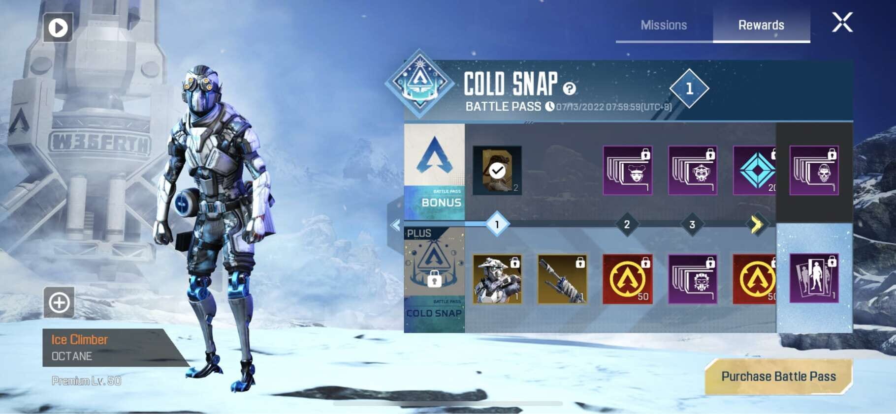 Captura de pantalla - Apex Legends Mobile: Cold Snap